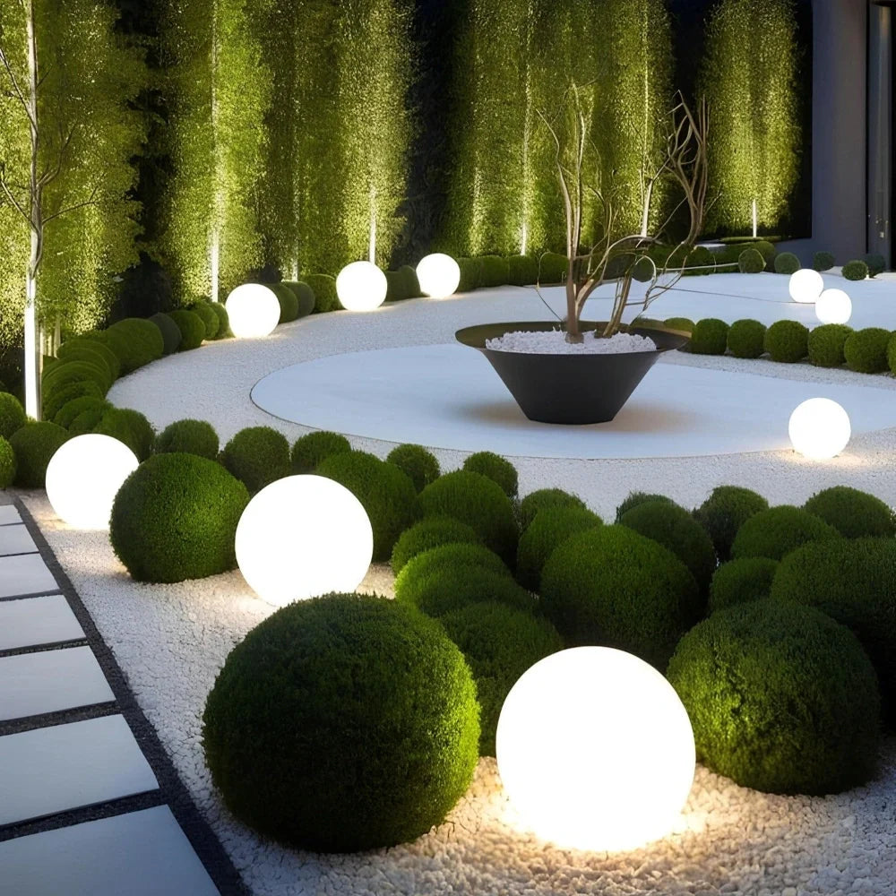 Spherical Garden Light 16 Colour LED Remote Control