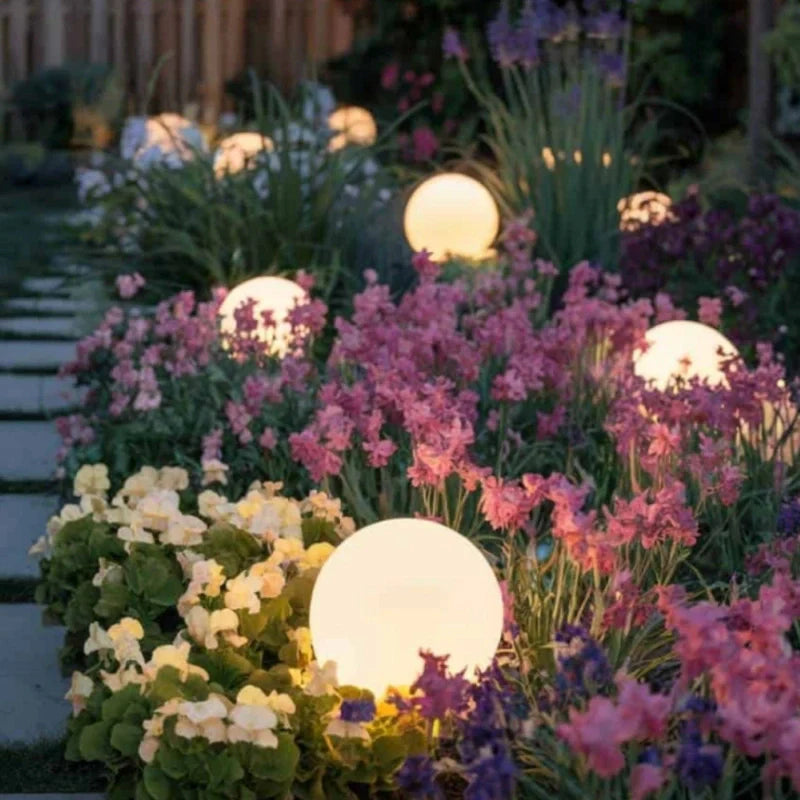 Spherical Garden Light 16 Colour LED Remote Control