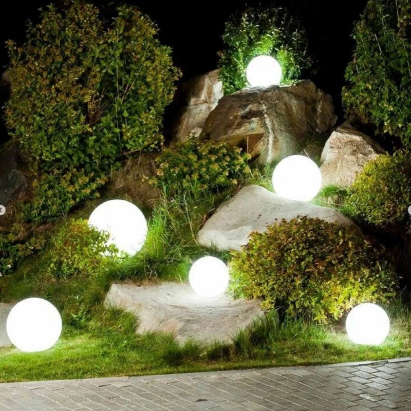 Spherical Garden Light 16 Colour LED Remote Control Weather-Resistant