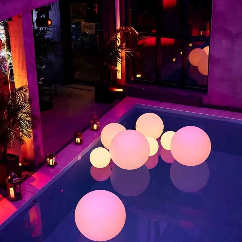 Spherical Garden Light 16 Colour LED Remote Control Weather-Resistant