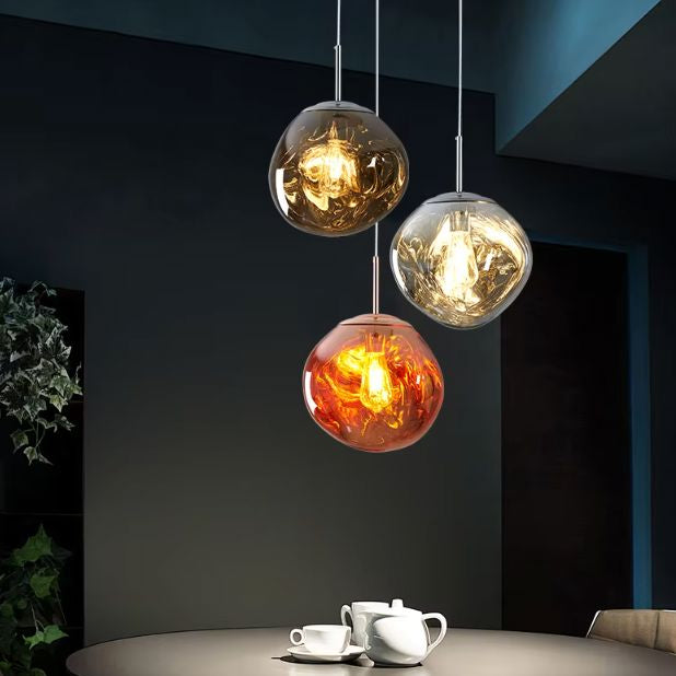 Lava Acrylic Pendant Light – Adjustable Height Kitchen Pendant Lighting in Multiple Colors 1