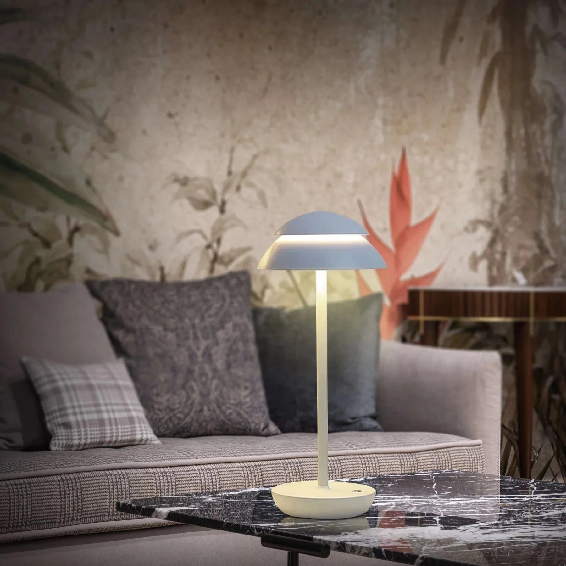 Modern Cordless Rechargeable Table Lamp with Touch Control Dimming – Scandinavian Design Bedside Lamp for Elegant Lighting 8