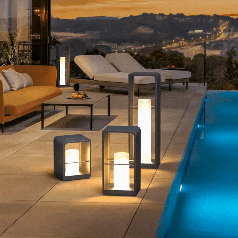 Outdoor LED Lamp - IP65 Waterproof Metal and Acrylic Design for Outdoor Wall Lights and Lanterns 2