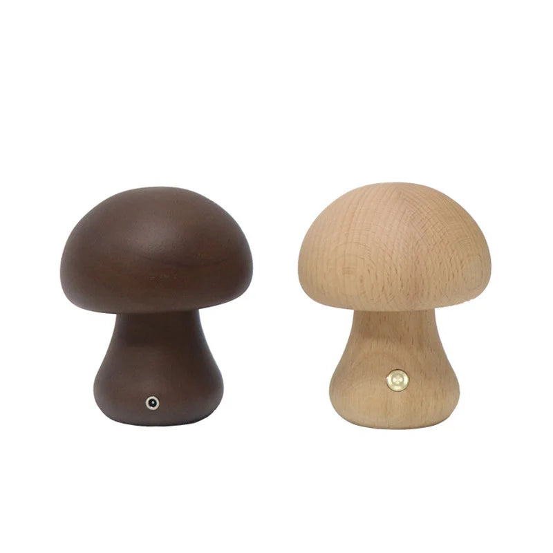 Soft Light LED Touch Bedside Lamp – Dimmable Mushroom Design for Bedroom and Children's Room, USB Rechargeable Night Light 5