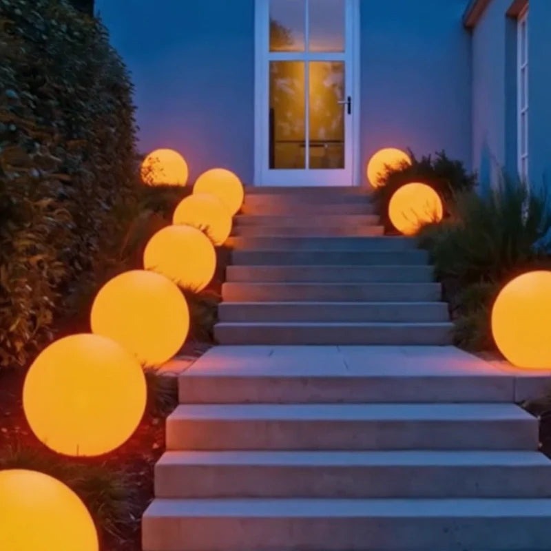Spherical Garden Light 16 Colour LED Remote Control