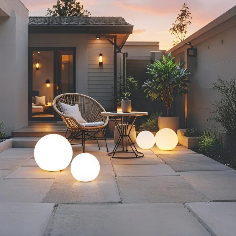Spherical Garden Light 16 Colour LED Remote Control