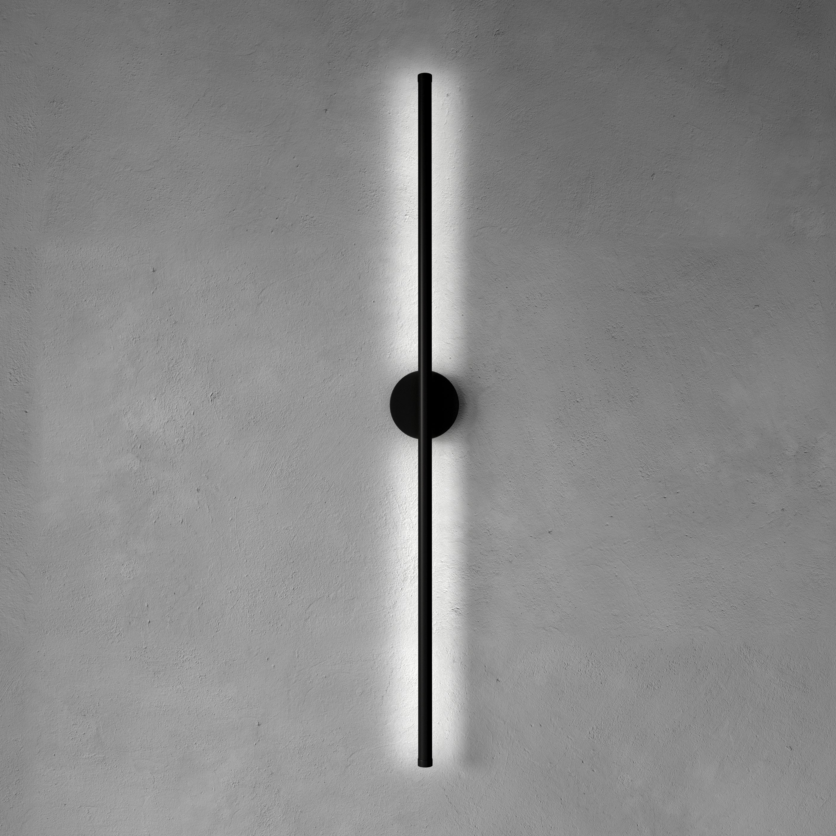 Modern Round Wall Sconce with Integrated LED Light