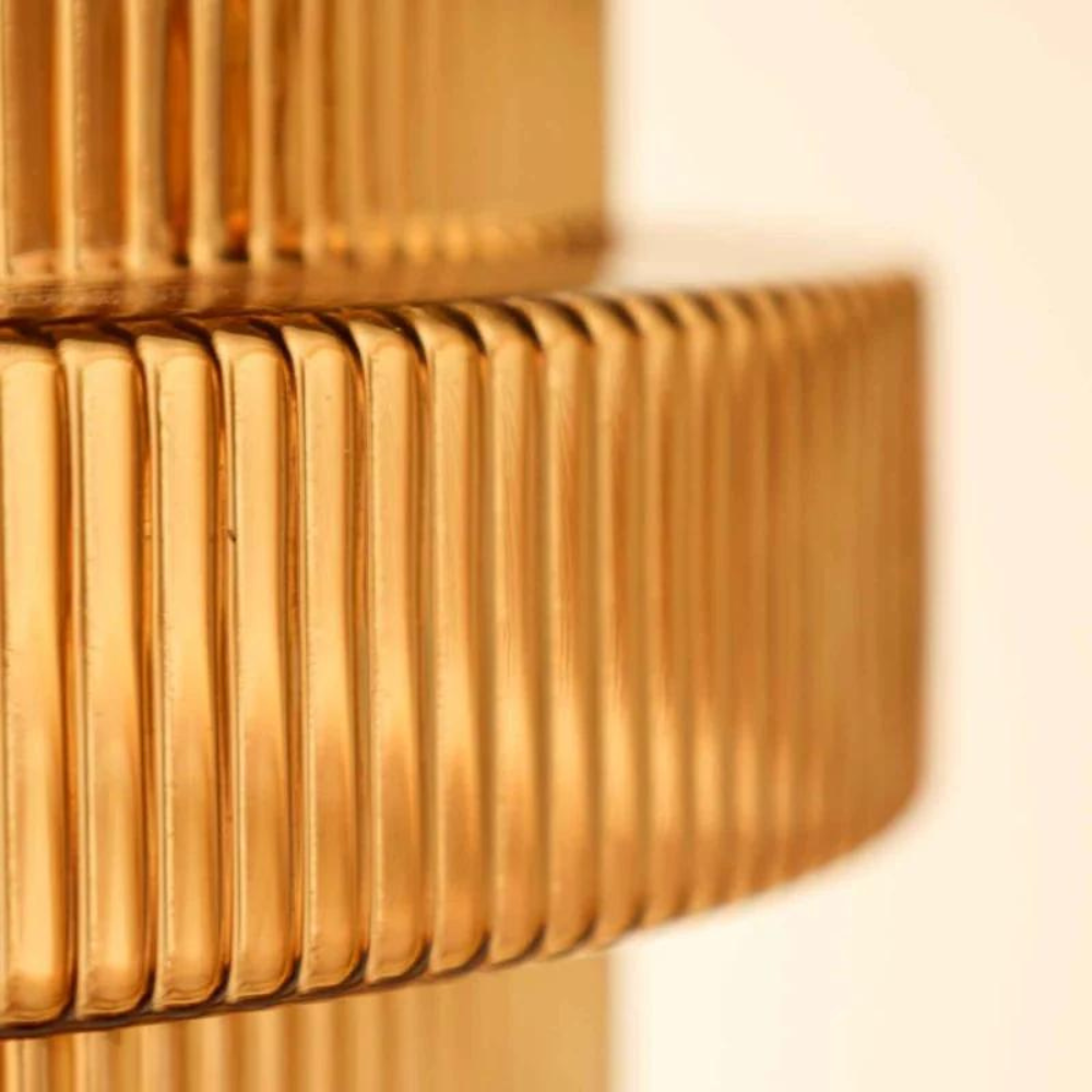 Vintage Glass Pendant Light with Adjustable Length and Brass Finish – Retro Hanging Light for Living Rooms and Dining Areas 5