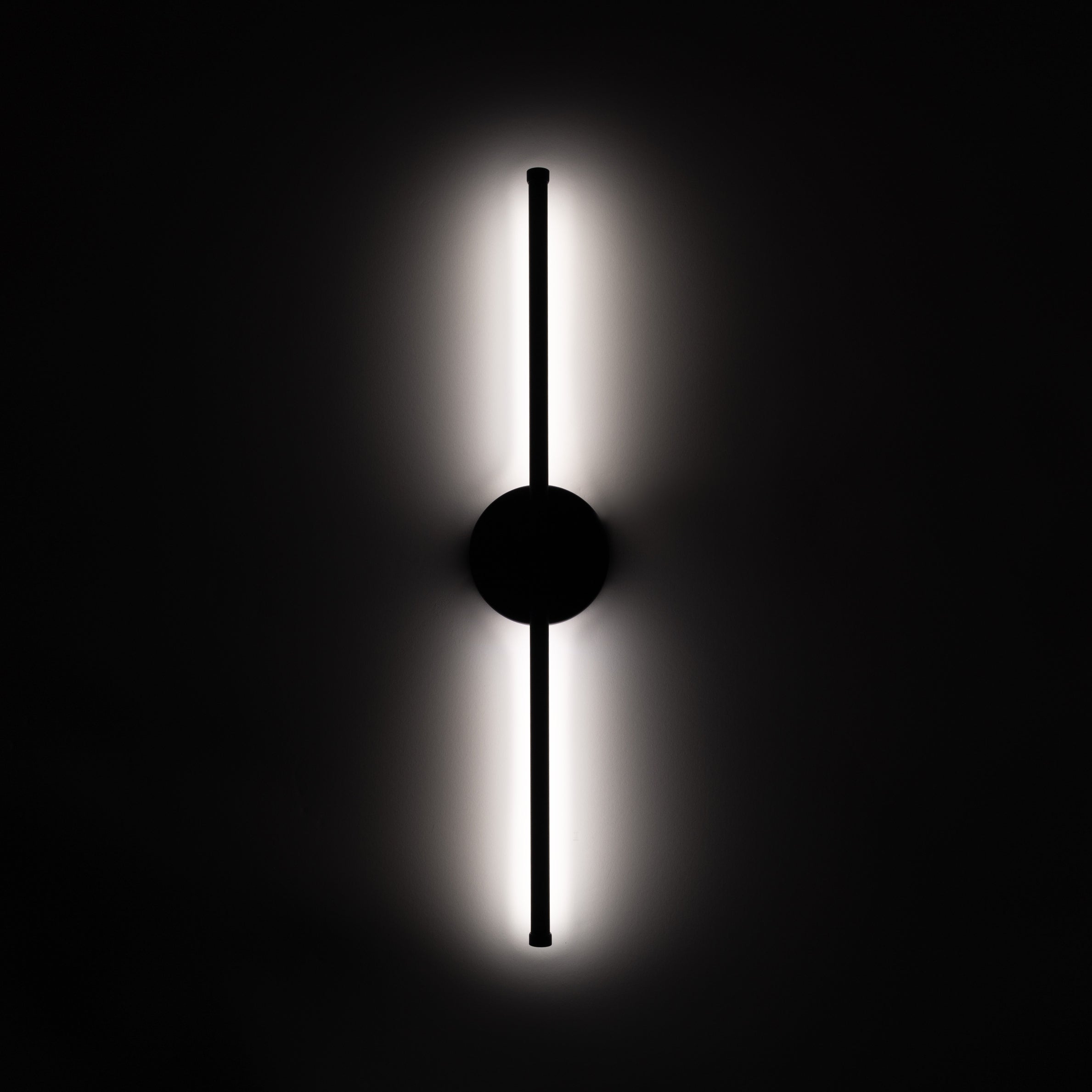 Modern Round Wall Sconce with Integrated LED Light