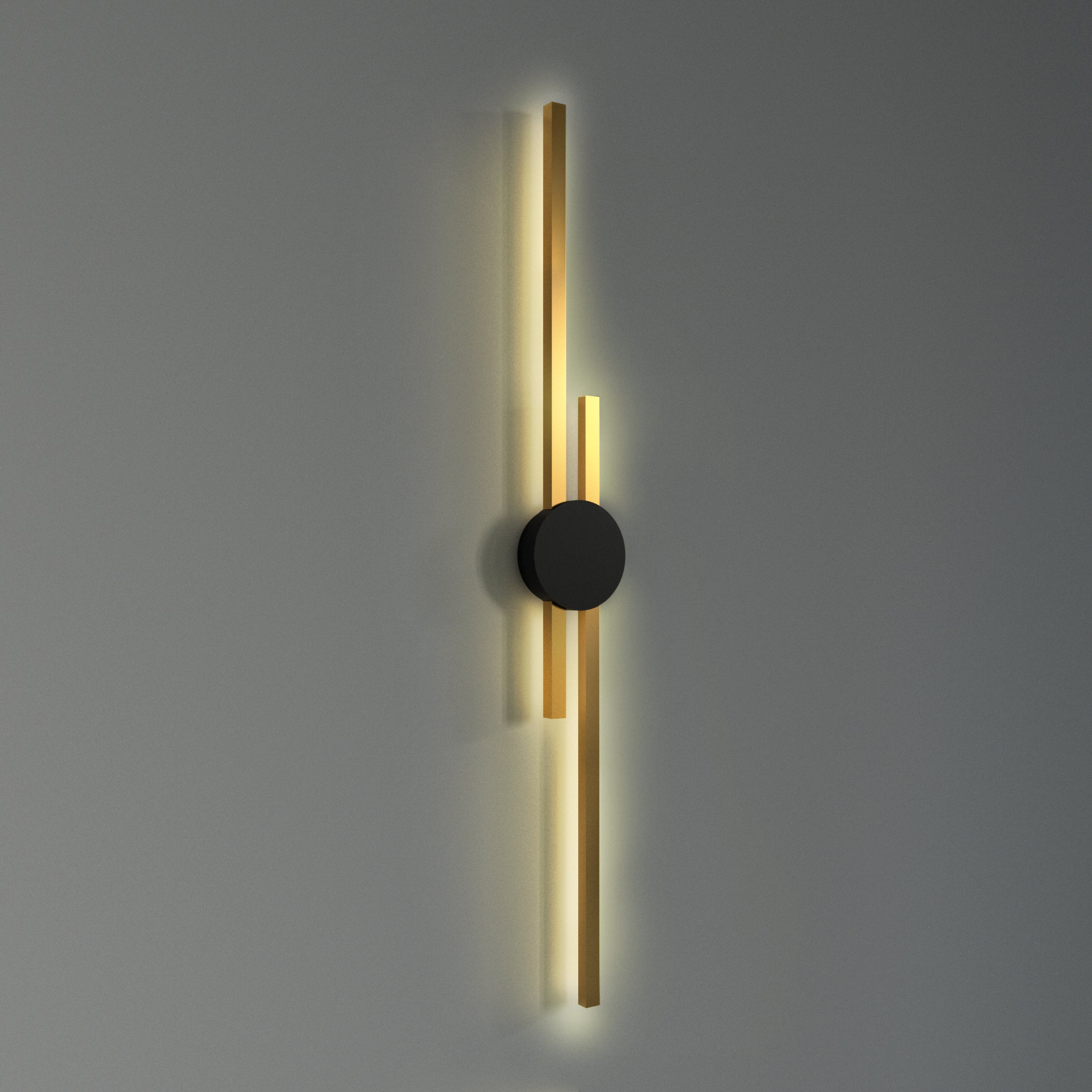 Minimalist LED Wall Sconce 25-48 Inches Warm White Cold White Dimmable