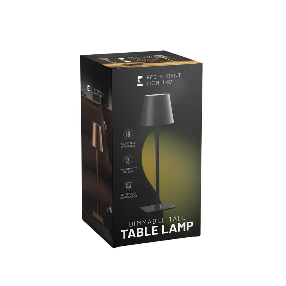 Dimmable Touch Control Table Lamp 5200mAh Battery LED 38cm