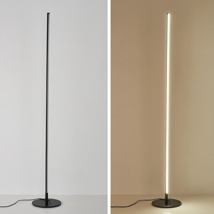 Leger Floor Lamp 58 Inch LED Aluminium Black Gold White Silver