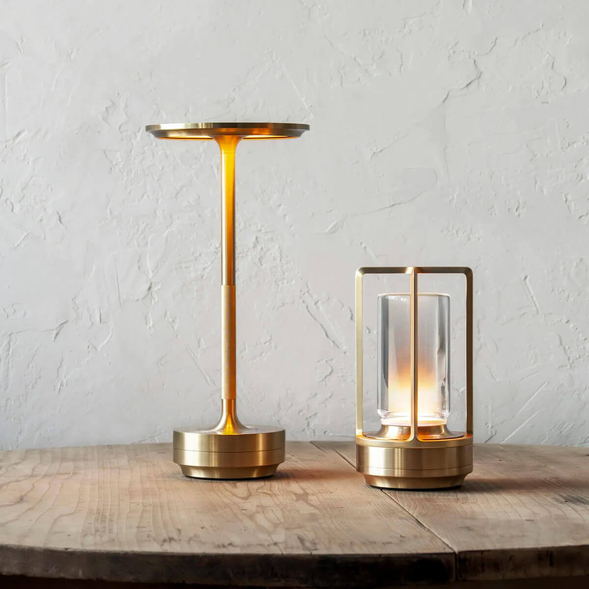 Cordless Touch Control Table Lamp with Adjustable Brightness and 16-20 Hour Battery