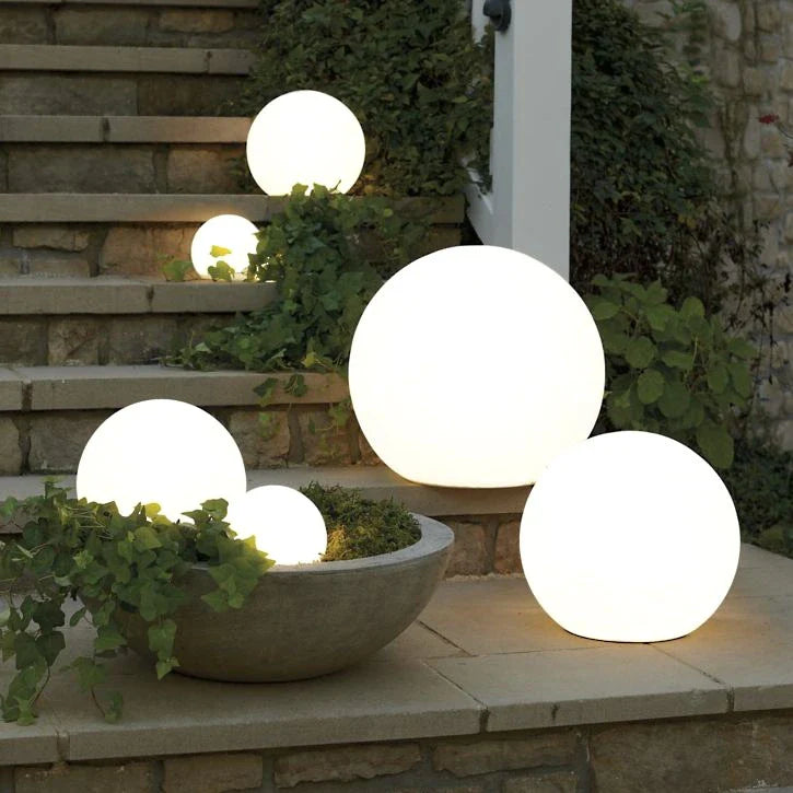 Spherical Garden Light 16 Colour LED Remote Control Weather-Resistant