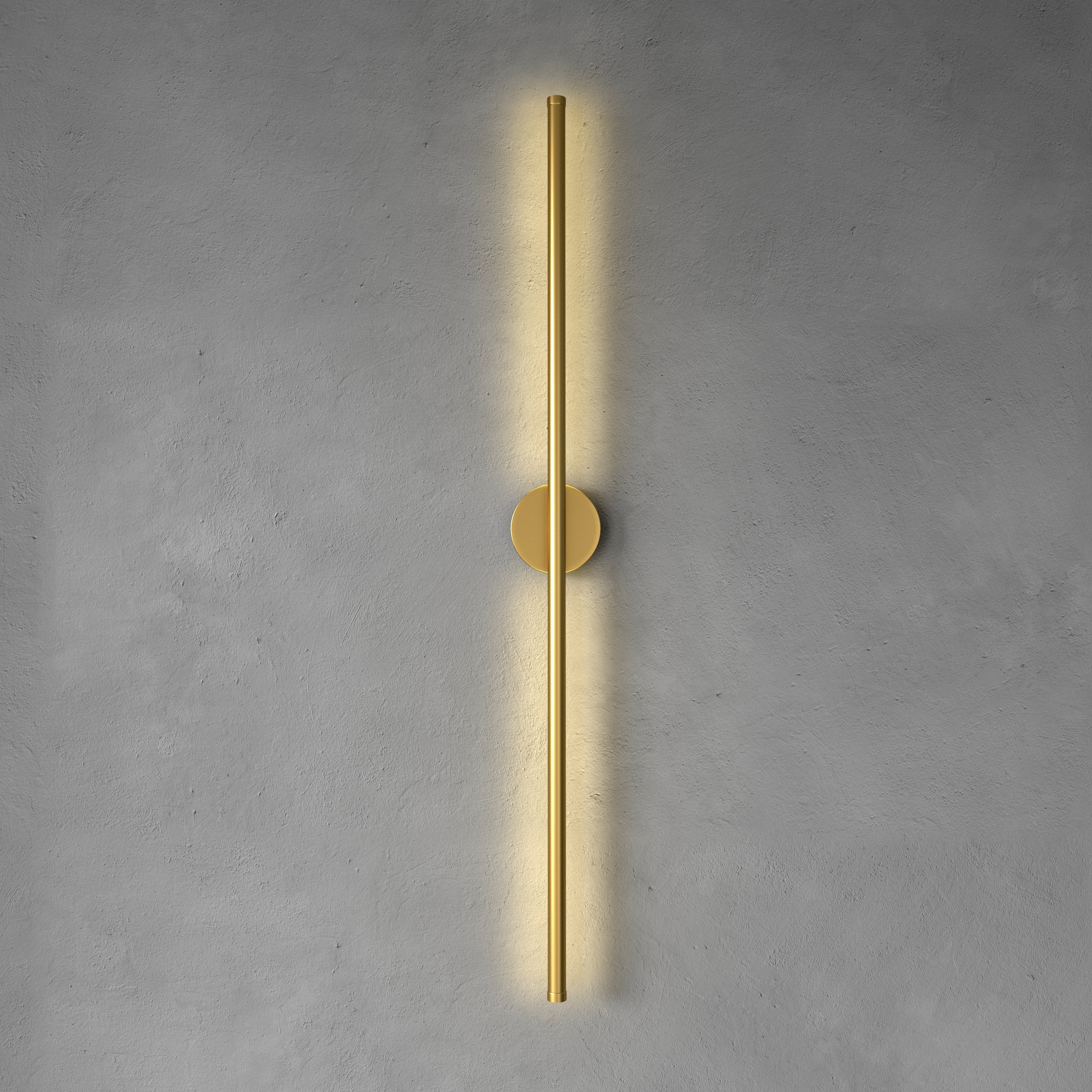 Modern Round Wall Sconce with Integrated LED Light