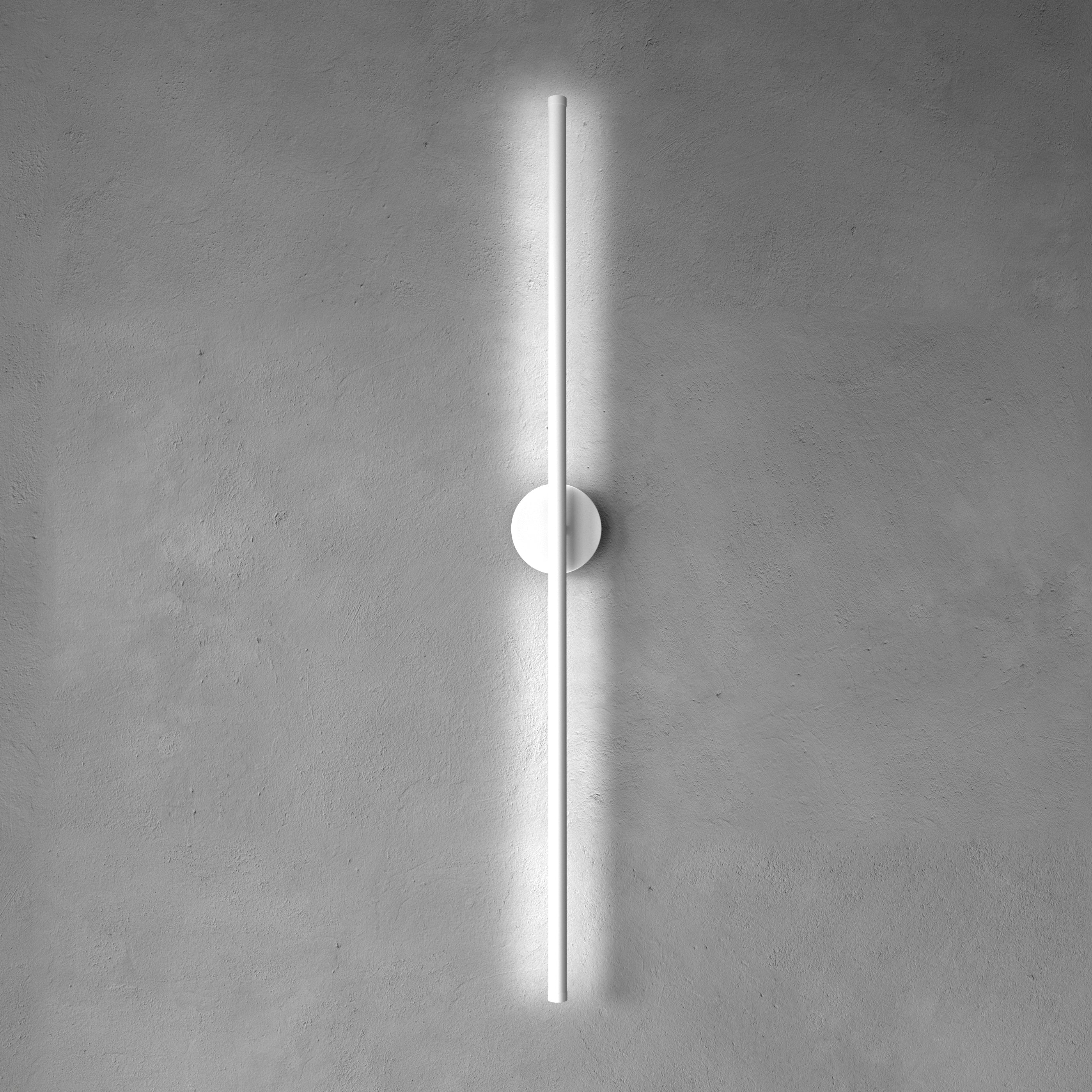 Modern Round Wall Sconce with Integrated LED Light