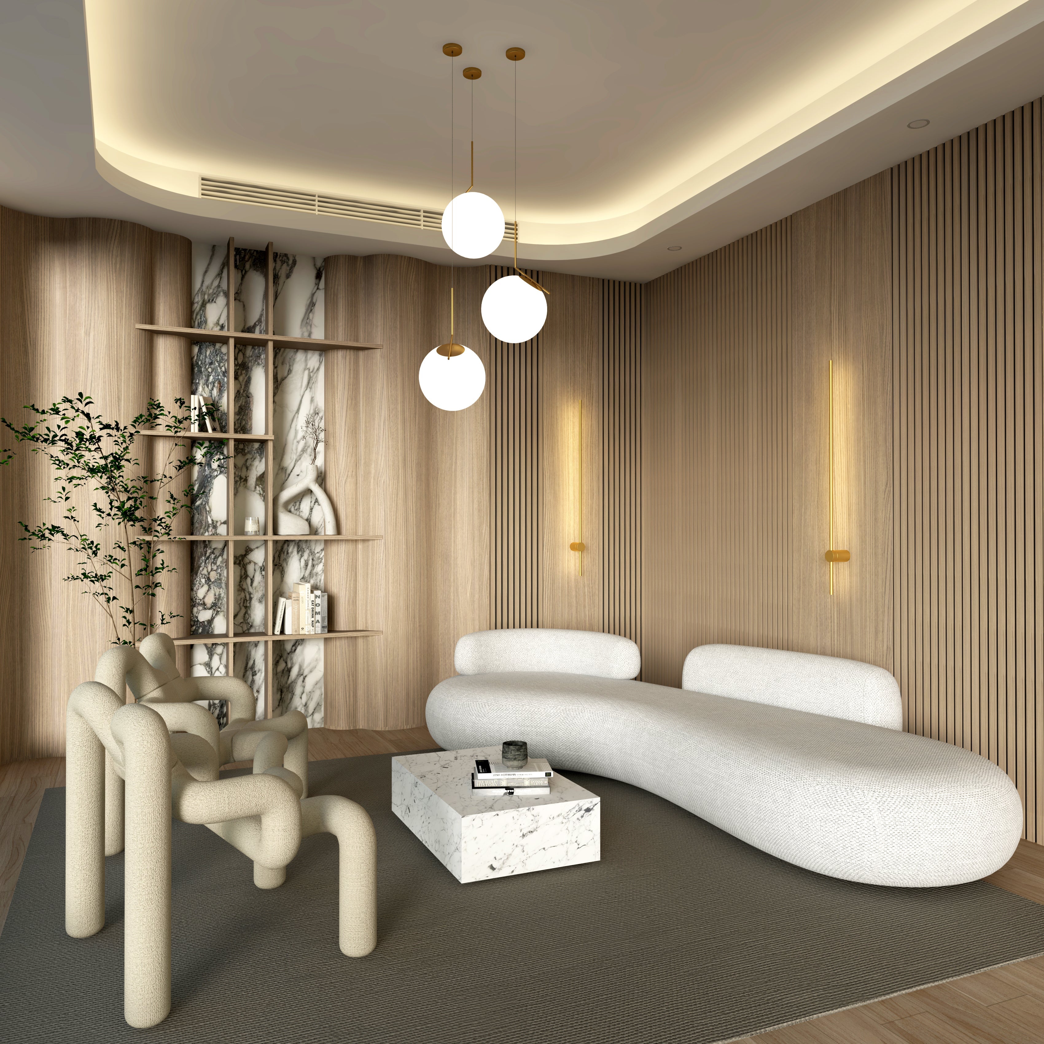 Modern Wall Sconce Linear LED Light Brushed Metal Minimalist