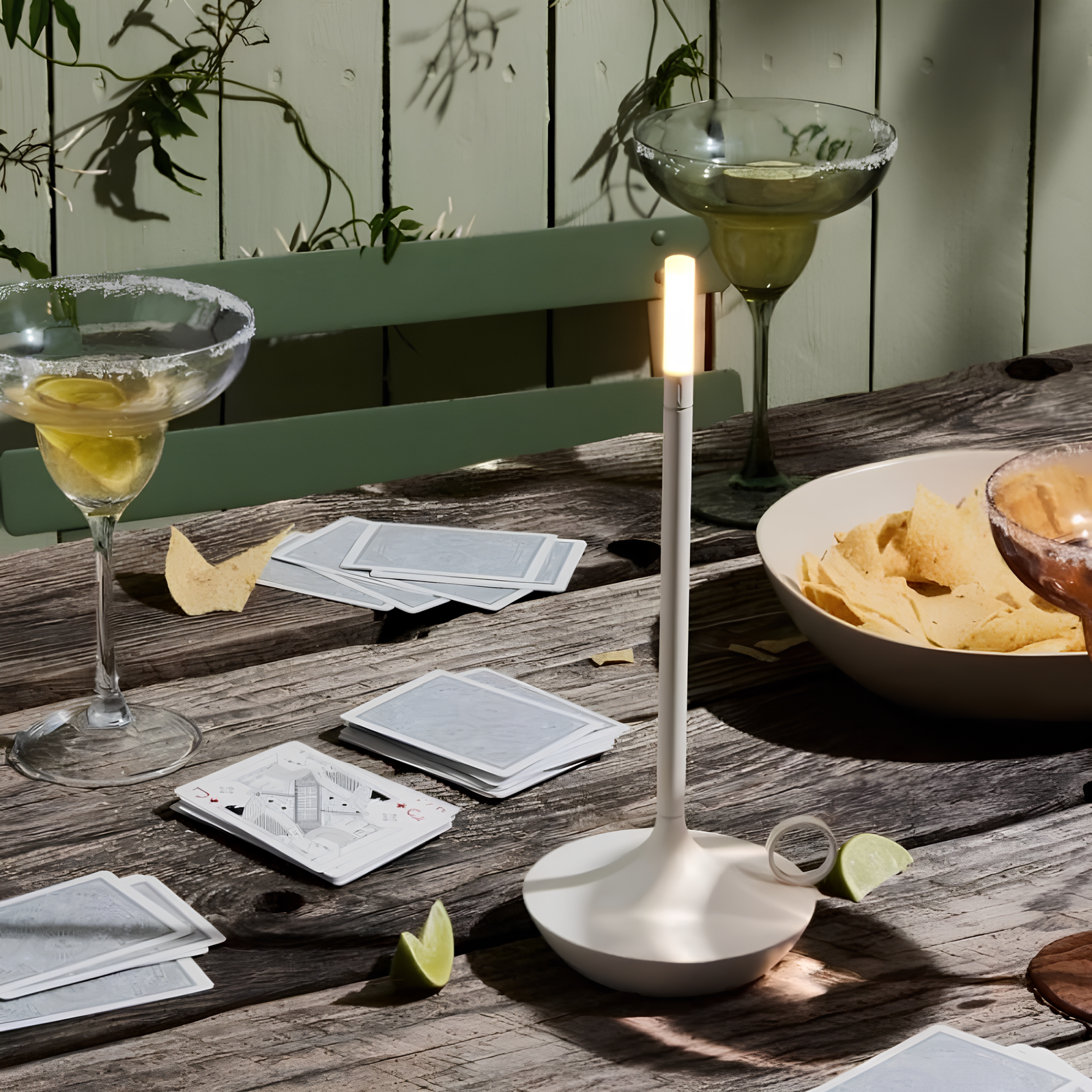 Nordic Candlestick Light Rechargeable Dimmable Aluminum